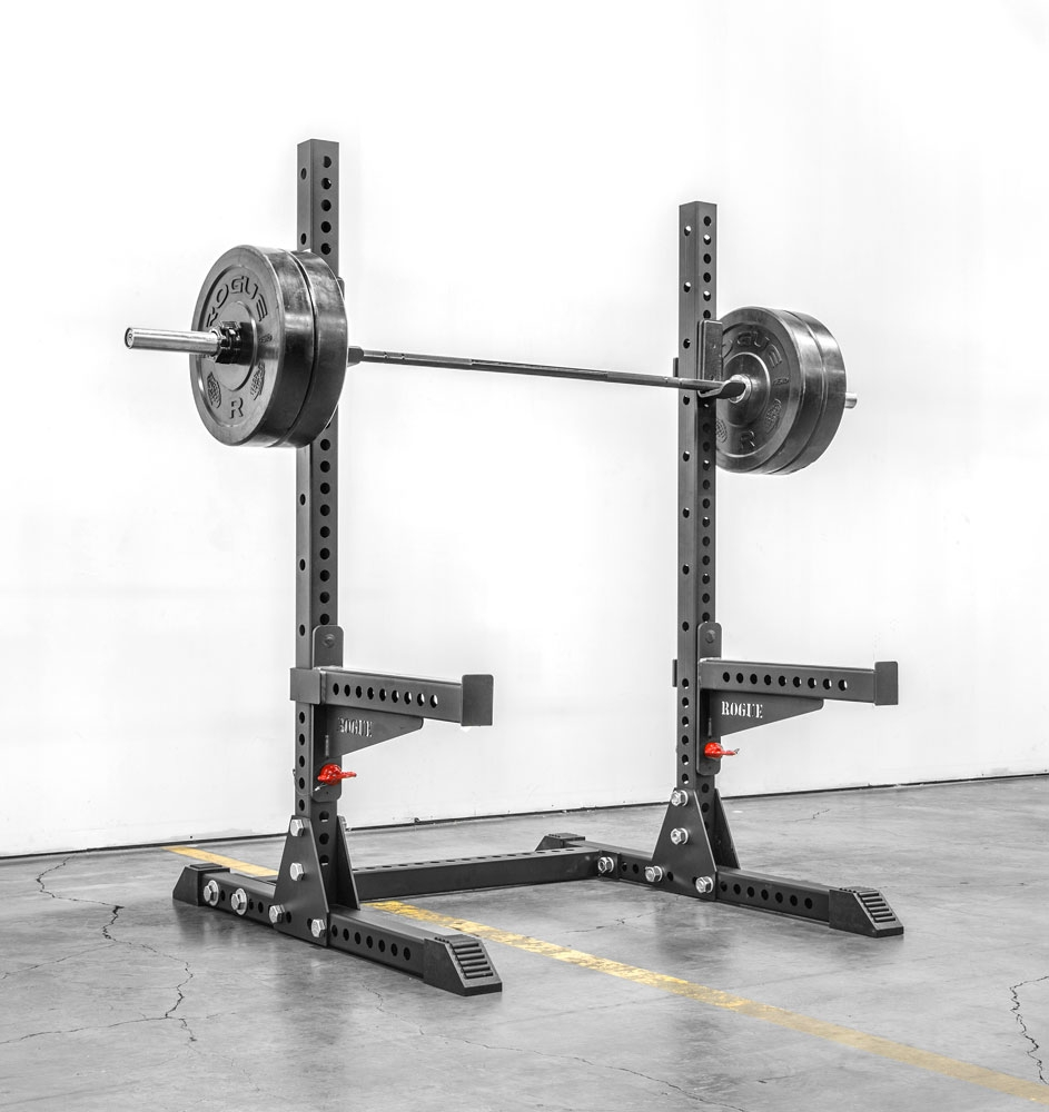overliggende Sump Tilstedeværelse How To Put A Squat Rack In Your Home On A Budget - Hack Your Fitness